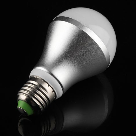 Ampoule LED E27 5W à détecteur de mouvement automatique, 6500K, AC85-265V (1/5)
