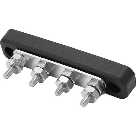 Stromverteileranschluss, Sammelschiene, flammhemmend beschichtet, korrosionsbeständig, Klemmenblock, 3/16 Zoll, 150 A, DC, 48 V (1/5)