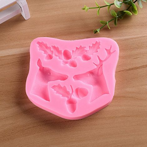 DIY-Weihnachts-Silikonform, verschiedene dekorative Kuchen-, Fondant- und Schokoladenformen (4) (1/5)