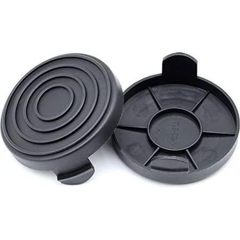 Applicabile set di 2 coperchi bobina compatibile per Gardenline GLR, GLT, Einhell GC-ET 4530, Nero (1/5)