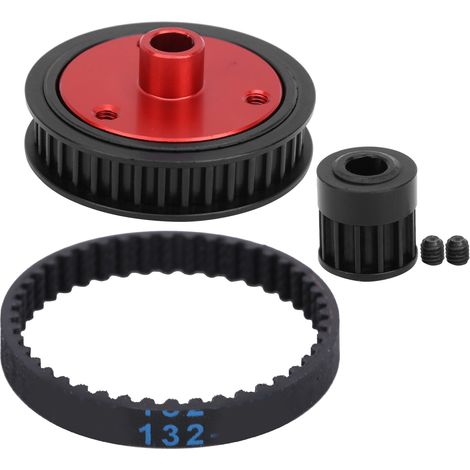 Jeu de courroies et vis pour voiture télécommandée Axial SCX i II VS410, 5mm, noir (1/5)