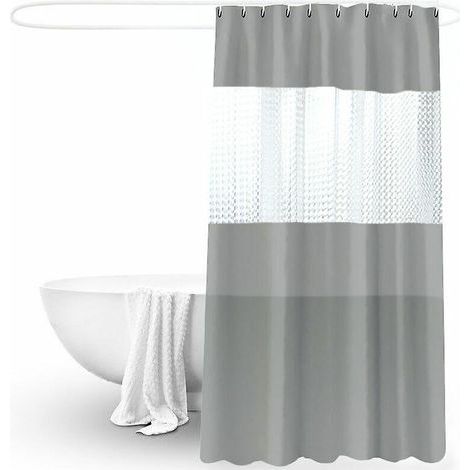 rideau De Douche 180x200, Rideau De Douche Anti-moisissure Rideau De Bain (1/3)