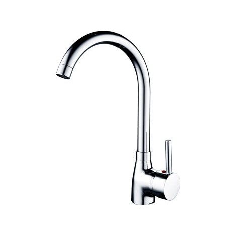 Miscelatore lavabo a canna alta cromato ATLANTIK40 (1/3)