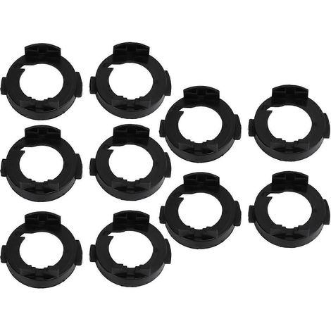 10 Stück LED-Scheinwerfersockelhalterungen, professionelles Design, geringes Volumen, leichtes Gewicht, ABS-Material, Scheinwerfer