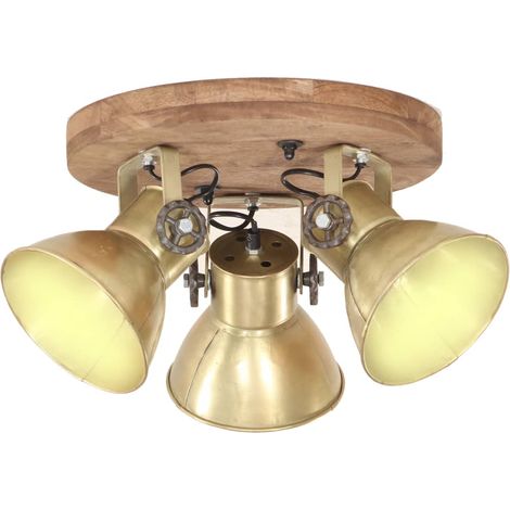 Deckenlampe Industriestil 25 W Messing 42x27 cm E27