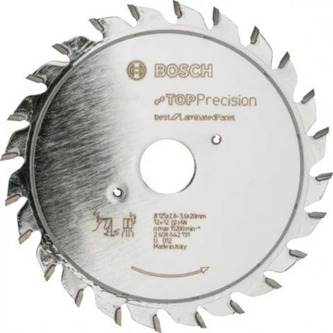 Bosch lama pre-taglio Top Precision Best for Laminated Panel, 125 x 20 x 2,8 - 3,6 mm -2608642131 (1/2)