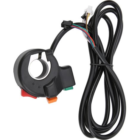 Interrupteur 3 en 1 pour moto et vélo électrique, avec klaxon, clignotants et phare, pour guidons de 22,5 mm de diamètre (1/5)