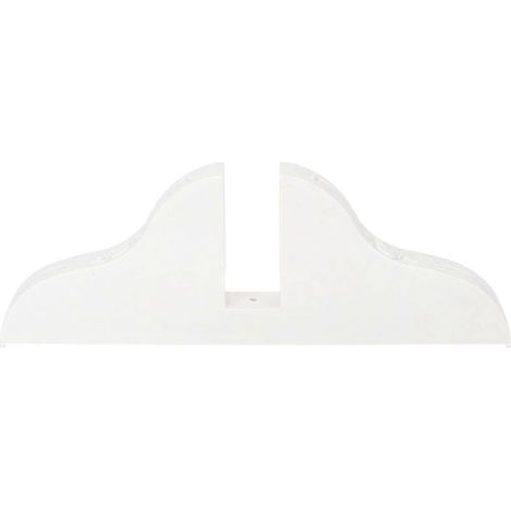 Standfüße für Raumteiler, Trennwandfüße, Trennwandbasis – 30 x 11 cm – Weiß (1/3)