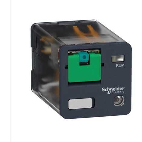 Zelio Relay RUM - relais universel - embrochab - test - DEL - 3OF - 10A - 110VDC (RUMC32FD)
