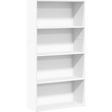 Libreria Bianca 80x30x152 cm in Legno Multistrato vidaXL (1/5)