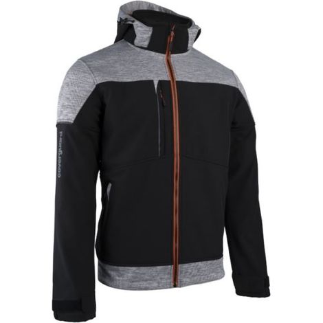 Veste BANJO Softshell noir gris TM COVERGARD 5BAN01000M (1/3)