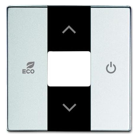 Enjoliveur Thermostat Dérogation Face Avant Futur Linear Aluminium Silver 2CKA006220A0180 ABB BJE518234