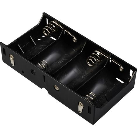 TRU COMPONENTS TC-13220484 Batteriehalter 4x Mono (D) Lötanschluss (L x B x H) 140 x 72 x 31 mm