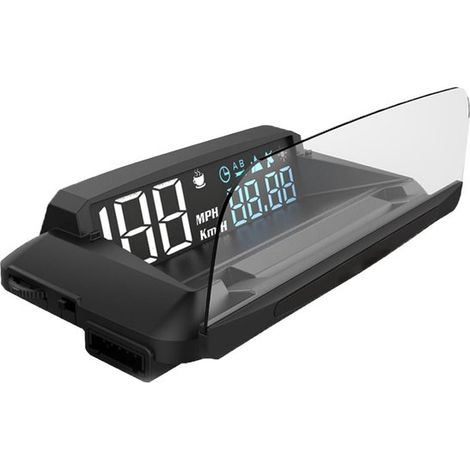 Velocímetro GPS HUD universal para coche con alarma de velocidad (1/5)
