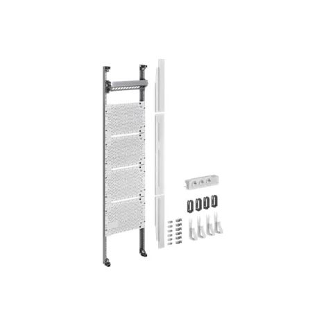 hager Komplettfeld Multimedia, univers Z, 1050 mm,1-feld, mit 6xPatchmodulen RJ45 (1/2)