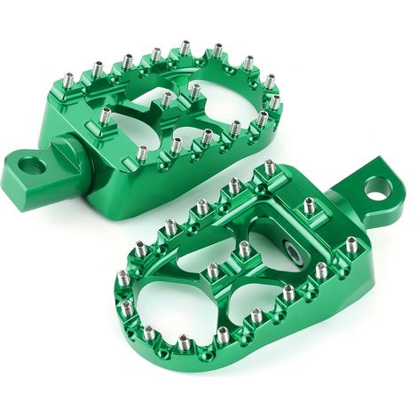 Repose-pieds Moto Universel Pédale 10mm CNC Aluminium Alliage Compatible DynaGreen (1/5)