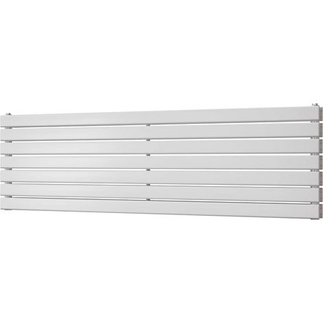 Typhoon Axis - White Horizontal Radiator H476mm x W1600mm Double Panel