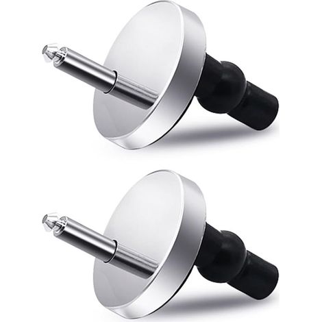 Pack de 2 raccords de siège de toilette, vis et boulons universels de siège de toilette, fixation rapide de charnière, kit de remplacement de siège de toilette. (1/5)