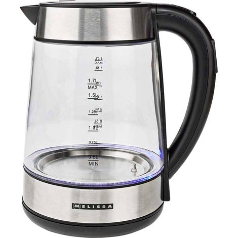 Melissa 16130311 Bouilloire argent, transparent Contenance: 1.7 l (1/4)