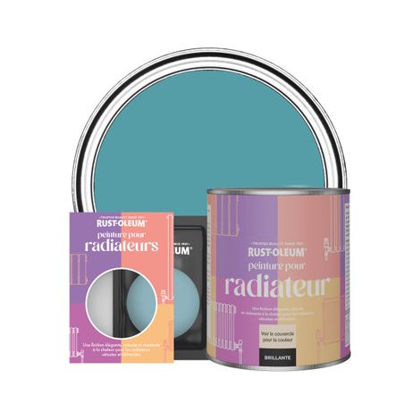 Rust-Oleum Peinture pour radiateurs brillante - Pétrole (1/3)