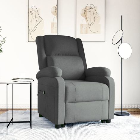 Fauteuil gris foncé tissu extérieur (1/5)