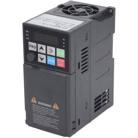 Convertisseur de fréquence VFD 2,2 kW 380 V, silencieux et résistant aux hautes températures, adapté aux machines-outils CNC, ABS ignifugé. (1/5)