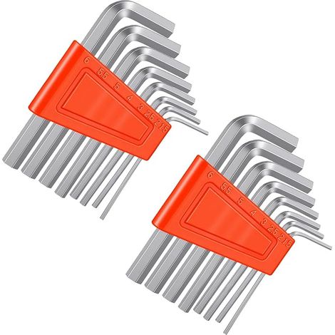 16 Pcs Allen Key Set 8 Sizes 1.5-6mm Mini Allen Key Set for Filigree Work (1/5)