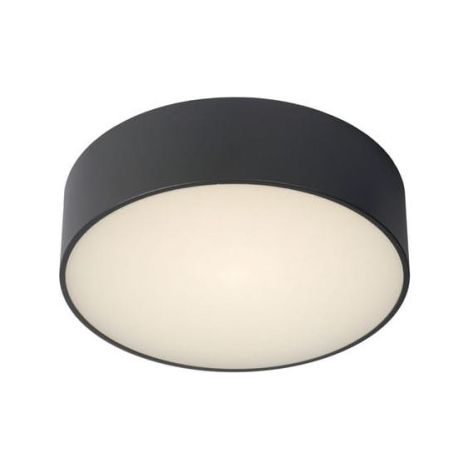 Plafoniera LED Lucide Roxane 10W 2700K IP54 25cm bianco/antracite