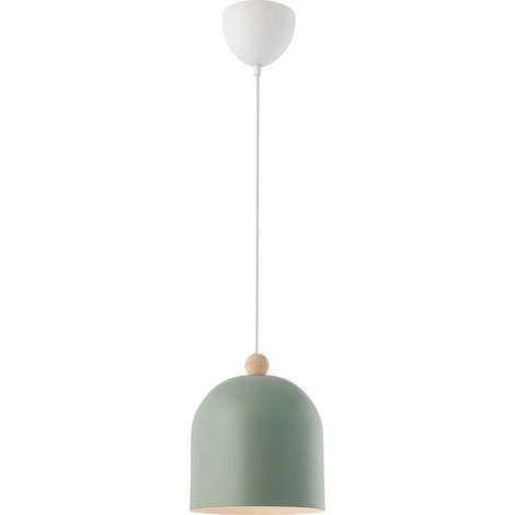 Suspension GASTON Métal Vert poudré, H.24 - IP20 - E27 /Nordlux Intérieur (1/4)