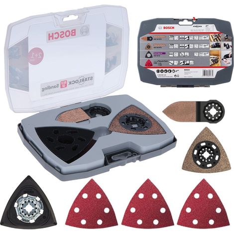 Bosch Professional 6 PC Starlock Best of Sanding Set Wood Mortar Carbide Plate (1/5)