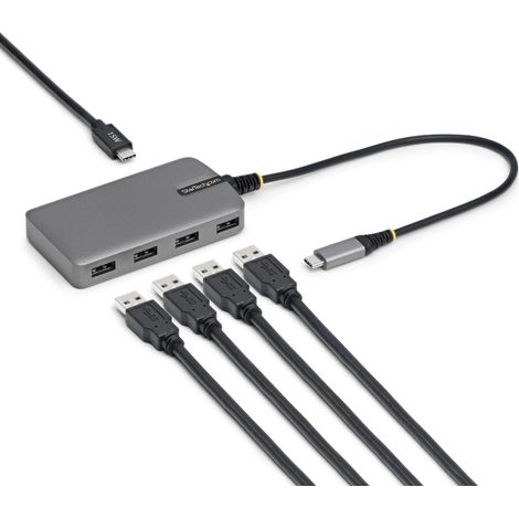 5G4AC-USB-C-HUB hub de interfaz USB 3.2 Gen 1 (3.1 Gen 1) Type-C 5000 Mbit/s Gris