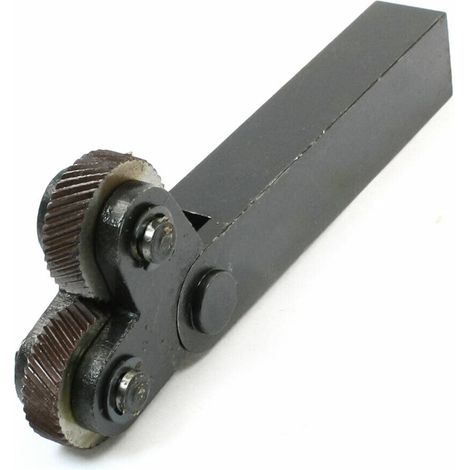 UTENSILE ZIGRINATORE GODRONATORE PER TORNIO CON 1 COPPIA DI GODRONI