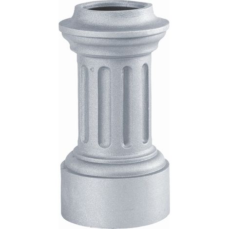 Base, forme tradition royale - Hauteur 280mm base Ø150mm pour tube Ø80mm - Aluminium - DECO FER FORGE (1/2)