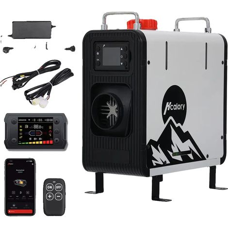 Chauffage à air diesel portable, contrôle intelligent par application, économie d'énergie, HC2-S (1/2)