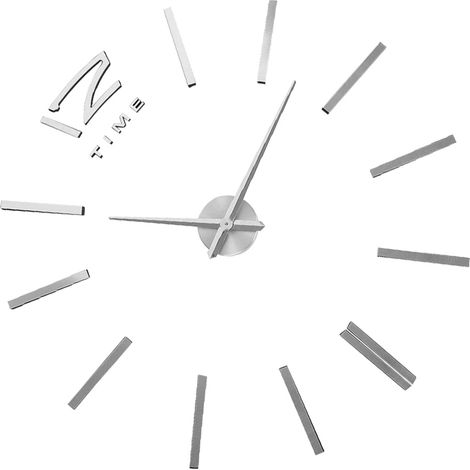 Horloge murale décorative en quartz avec miroir pour salon (1/5)