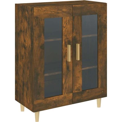 Sideboard/Anrichte/Buffet Räuchereiche 69,5x34x90 cm Holzwerkstoff LXWW795545 (1/5)