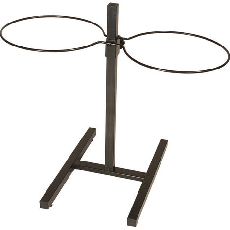 Supporto diametro 29 cm: Supporto per ciotole in metallo regolabile in altezza