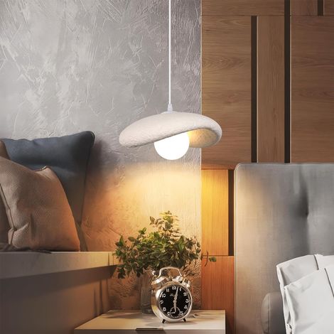 Moderne Suspension Luminaire Plafonnier Lampe Créatif Nordique Lustre Eclairage E27 pour Cuisine Salon Chambre Blanc (1/5)
