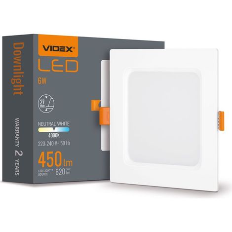 Downlight LED Videx Downlight LED DLBS 064-6W-NW (1/5)