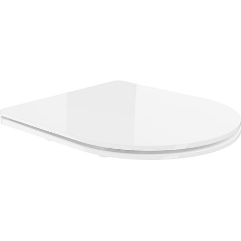 Mexen asiento de inodoro de cierre suave slim, duroplast, blanco brillo - 39224000 (1/4)