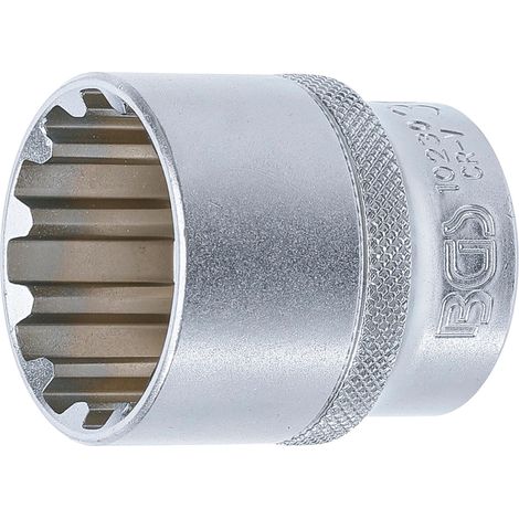 Dado de llave bgs technic Gear Lock cromo 30 mm (1/3)