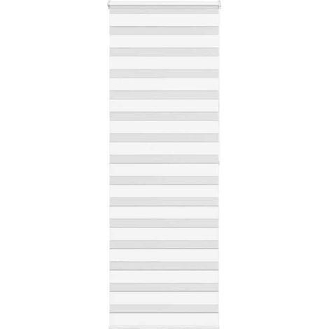4014779 Store zèbre blanc 90x200 cm largeur du tissu 85,9 cm polyester (1/5)