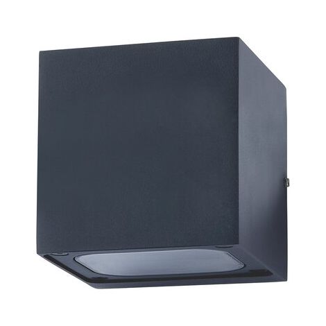 [GEBRAUCHT] B-Ware Lucande Wandleuchte Außenlampe LED Außenleuchte Merjem dunkelgrau Aluminium (1/2)