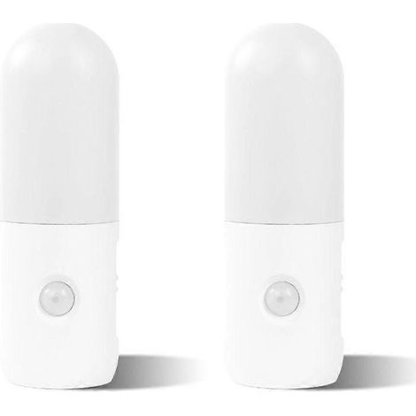 Luz nocturna recargable de 2000 mAh, luz LED para interiores con sensor de movimiento, 3000 K, 4000 K, 6000 K, foco regulable con detección automática para pasillo, escaleras, baño, etc.