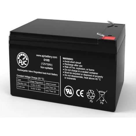 Batterie de Remplacement Simplex 112-133 12 V10 Ah Alarme (1/4)