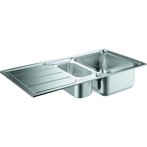GROHE 31572SD0 - K500 Fregadero de acero inoxidable con escurridor