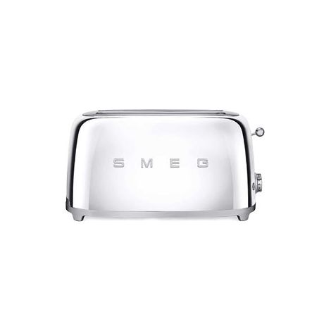 TOSTADOR SMEG TSF02SSEU CROMO, 4x2, 6 NIVELES TOSTADO, 1500W.