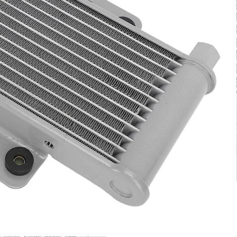 Radiateur refroidisseur d'huile de transmission, radiateur de moteur en aluminium compatible avec les moteurs 50cc/250cc pour motos, véhicules tout-terrain et VTT (F54). (1/5)