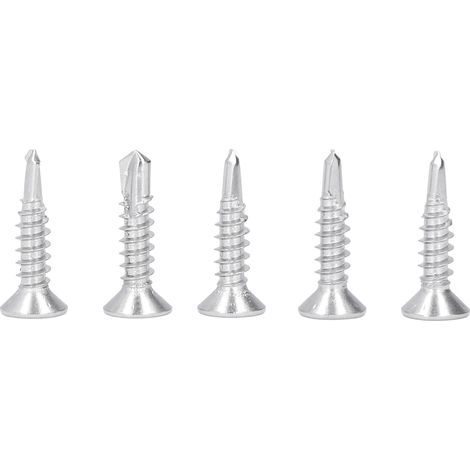 Lot de 200 vis autoperceuses tête fraisée cruciforme acier inox 410 longueur 19 mm M4.2-18 (1/5)