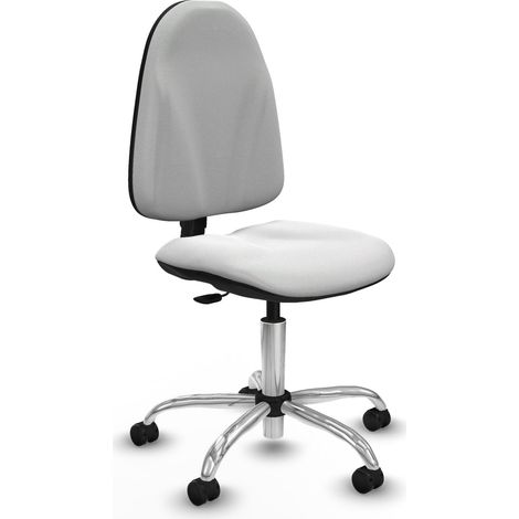 Algarra CP bali blanco base cromada ruedas engomadas 50mm